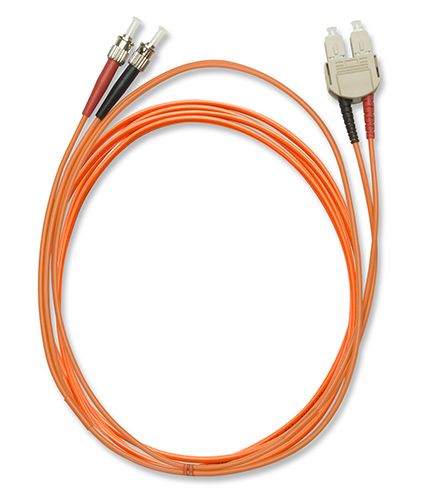 ST-SC, 2Mtr, 62.5 Duplex, Patchcord