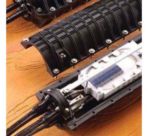 Coyote for Unitube cable, 6-port endplate, up to 4 trays/144 fibers