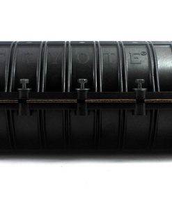 Coyote w/buffer tube storage, 6-port endplate, up to 4 trays/144 fibers