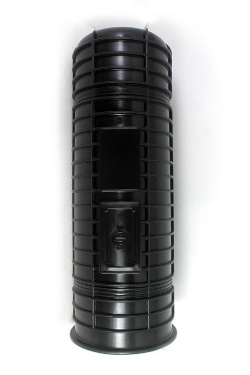 Dome for loose buffer tube, holds up to 4 trays/216 single fibers (use Coyote trays)