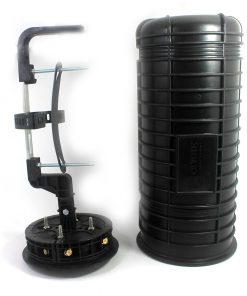 Dome for loose buffer tube, holds up to 4 trays/216 single fibers (use Runt/Pup trays)