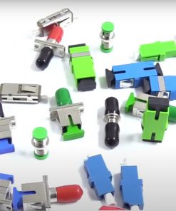 SM/MM Female-Female Adapter Assortment w/ ST Bare Fiber Adapter