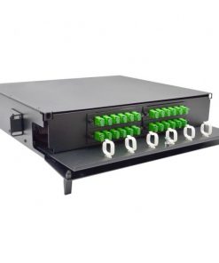 2 RU Rack Mount Accomodates 4 Adapter Plates