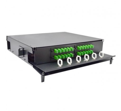 2 RU Rack Mount Accomodates 4 Adapter Plates