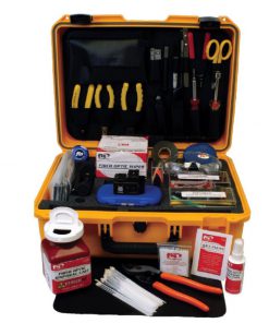 Fusion Splicing Tool Kit with Fitel Cleaver