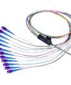 MTP/Male - MT-RJ/Female SM, 12 Fiber Ribbon Fan Out, 1 Meter