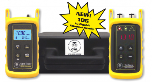 WaveTester SM Auto-test Kit with integrated VFL