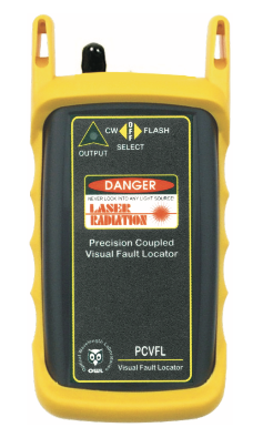 Heavy Duty Precision Coupled Visual Fault Locator with Universal Adapter