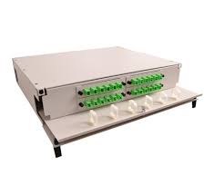 2 RU Rack Mount with Smoked Lexan Doors Accomodates 4 Adapter Plates Off White