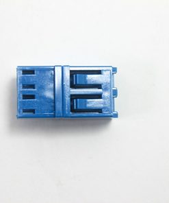 LC Adapter Duplex Blue Singlemode - No Flange, Style 5, Square