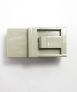 LC Adapter Duplex Beige Multimode - No Flange, Style 5, Square