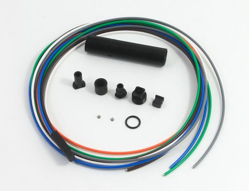3mm, 6 Fiber Breakout Kit Color Coded Accepts 250um