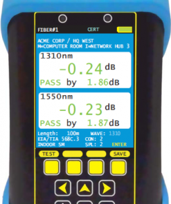 Fiber Owl 7 +Singlemode Tier 2 Fiber Certifier w/OTDR. Power Source NOT included.