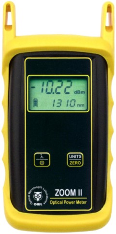 ZOOM II Optical Power Meter w/VFL - Reads: 850, 1300, 1310 & 1550 nm