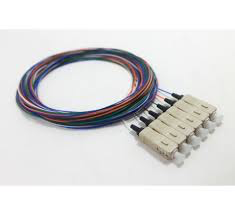 LC/PC 50um 900um 6 pack, 3 Meters, Black Boots
