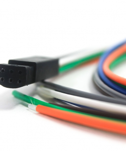 2mm, 6 Fiber Breakout Kit (40 Inch Tubing)--Aqua