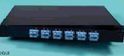 1U 12F SC Duplex Cabinet (Black)