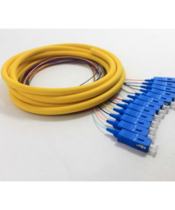 6F SC/UPC SM 3 METER PIGTAIL ASSEMBLY - W/ 1 SC 6-PACK (BLUE ZIRC)