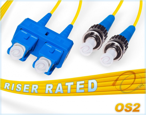 ST-ST, 3Mtr, 8.3/125 SM Duplex, Patchcord