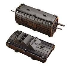 Terminal Closure w/ (4) SC/APC pigtails & 4 OptiTap Adapters