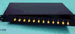 1U 12F, ST Cabinet (Black)