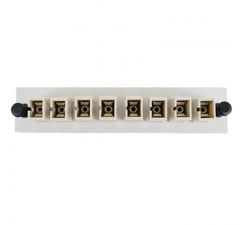 MTP 8 Pack Plate Loaded with Adapters, Off White