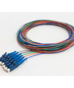 LC/UPC 900um Singlemode 6 pack, 3 Meters, Blue Boots