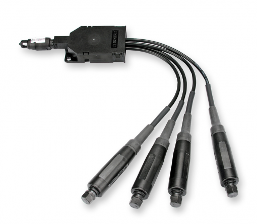 Multiport (6 Entries) Drop Entry Kit for .265” Round Drop Cable
