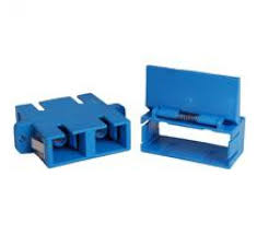 SC-SC, SM Duplex Blue w/Shutter