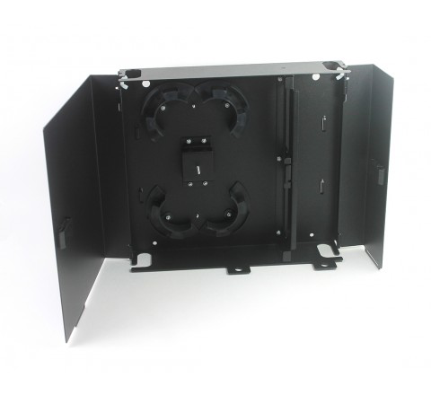 12 Port Economy Wall Mount Enclosure, Unloaded BLK