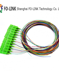 Ribbon Fan-Out SM, FC/APC - Pigtail, 3 Meters 36in Fan-out, 2 Meter Tail, 12 Fiber