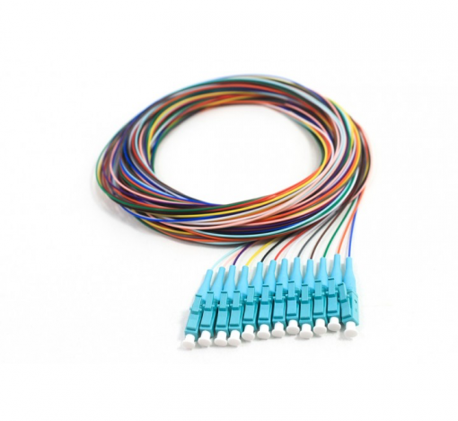 SC/PC 50um, SX+ 900um 12 pack, 3 Meters, Aqua Boots