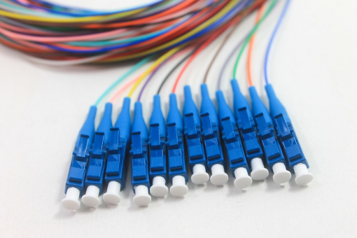 LC/UPC 900um Singlemode 12 pack, 3 Meters,, Blue Boots