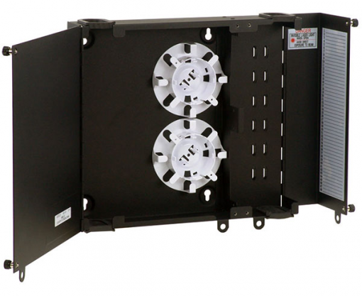 24 Port Economy Wall Mount (Black) Unloaded