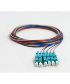 SC/PC 50um, SX+ 900um 6 pack, 3 Meters, Aqua Boots