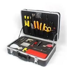 Fusion Splicing Tool Kit with Visual Fault Locator and Cleaver