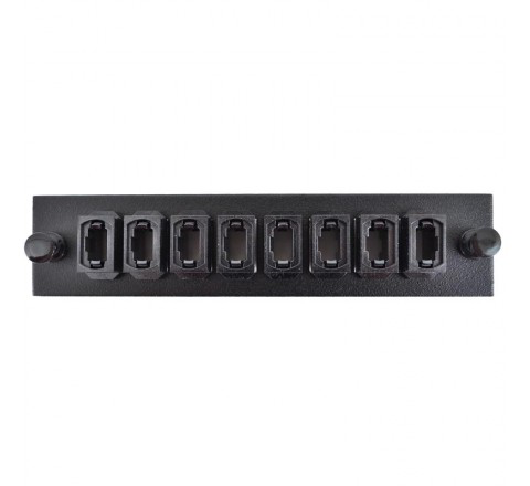 MTP 8 Pack Plate Loaded with Adapters, Black