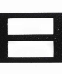 Adapter Plate 6-Pack SC Duplex Universal Unloaded Black