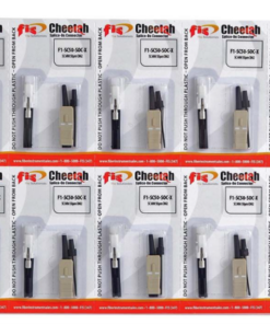 Splice-On Connector Cheetah SC PC Multimode 50um OM2 900um Black 10 Pack